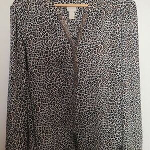 Leopard Print Women's Top